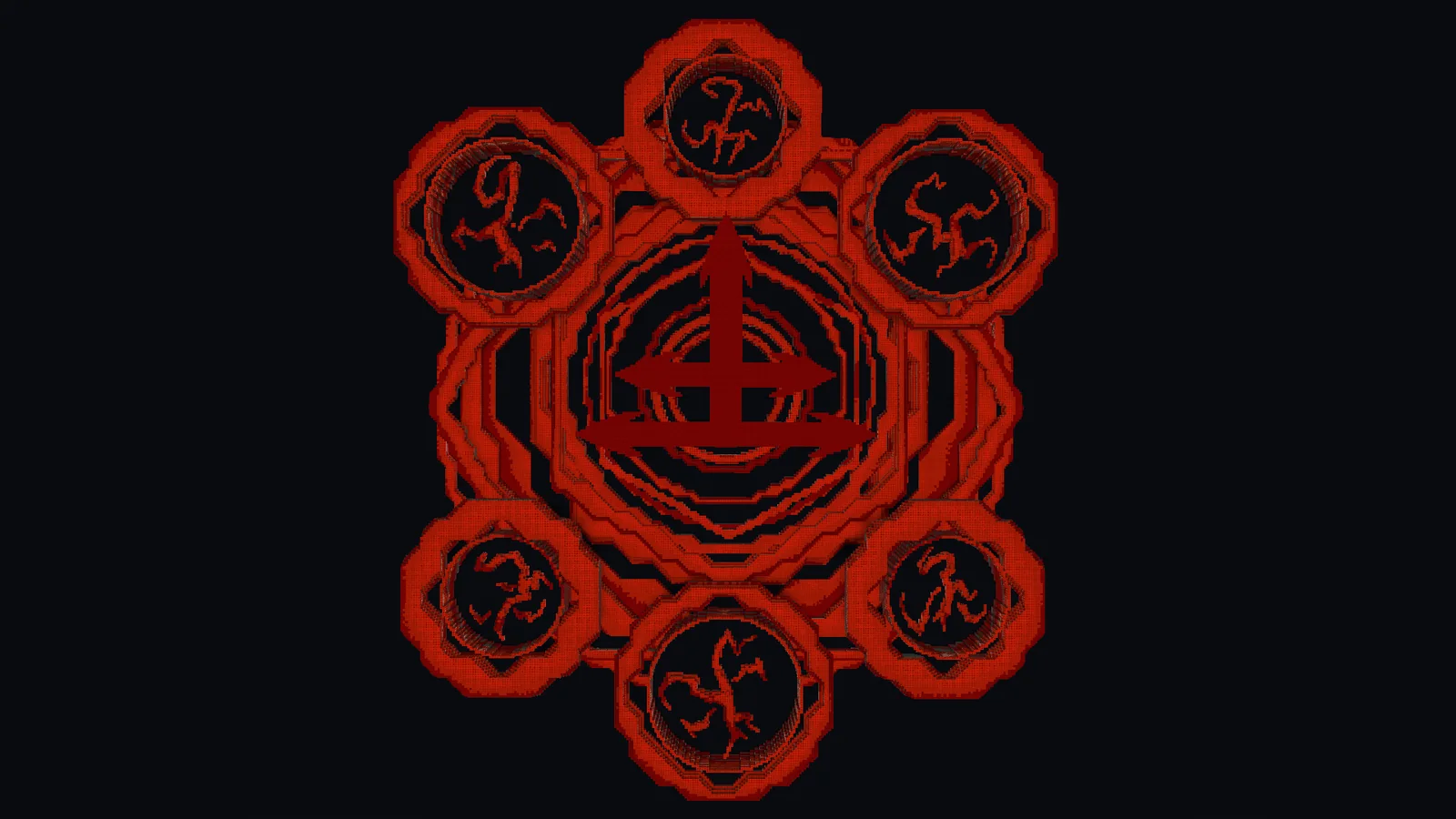 Ritual vermelho dentro do Minecraft
